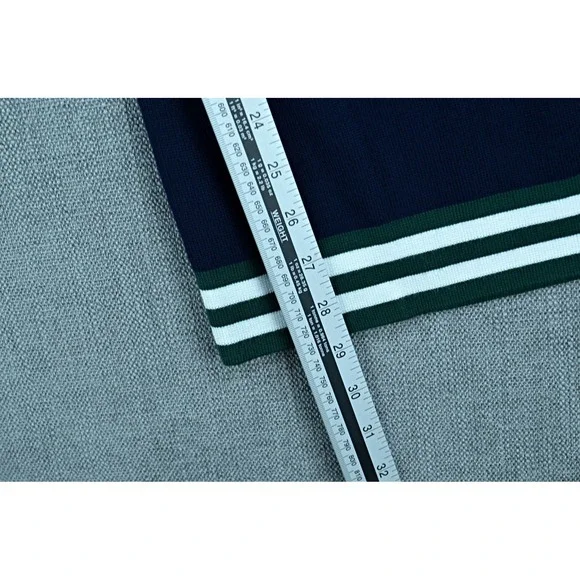 Caroline Constas Pant's Women L Navy Blue Wide-Leg Pull On NEW - Picture 5 of 10